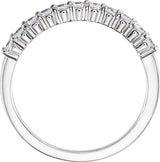 14K White Gold 1/5 CTW Natural Diamond Anniversary Band
