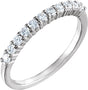 14K White 1/3 CTW Lab-Grown Diamond  Anniversary Band