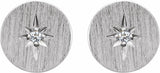 Platinum .02 CTW Natural Diamond Earrings