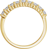 14K Yellow Gold 1/2 CTW Lab-Grown Diamond Anniversary Band