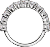 Platinum 1/2 CTW Natural Diamond Anniversary Band