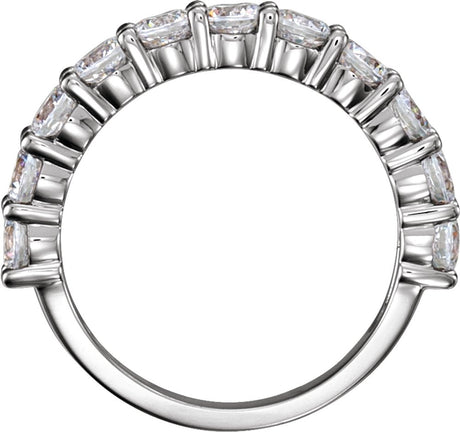 Platinum 1/2 CTW Natural Diamond Anniversary Band