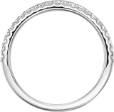 Sterling Silver 1/5 CTW Natural Diamond Criss-Cross Ring