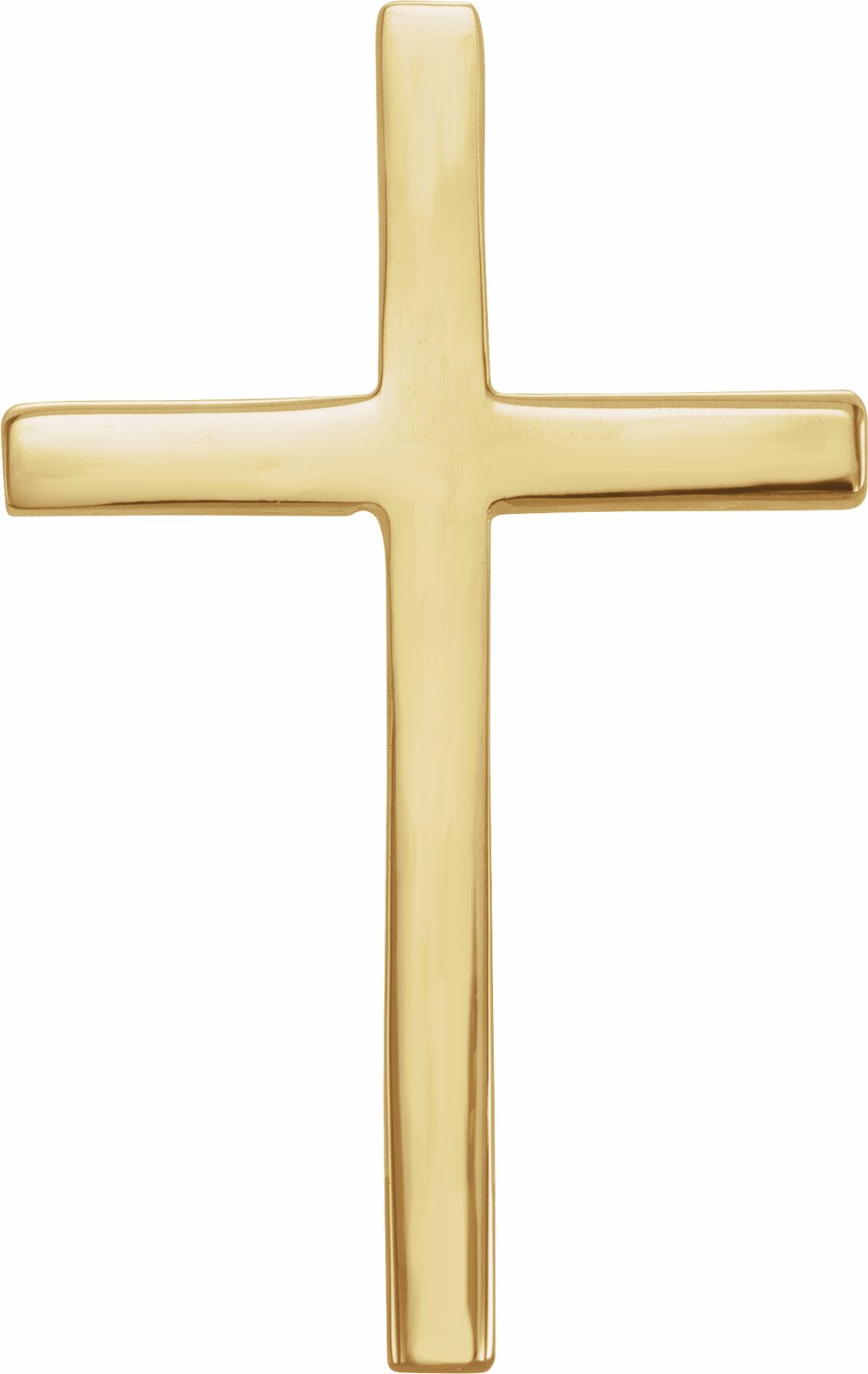 14K Yellow 17.4x11.1 mm Cross Pendant