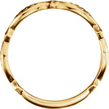14K Yellow Stackable Ring