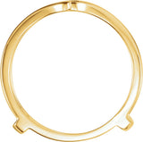 14K Yellow Ring Guard
