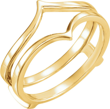 14K Yellow Ring Guard