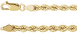14K Yellow Gold 4 mm Rope 7" Chain 