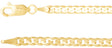 14K Yellow Gold 3 mm Curb 18" Chain
