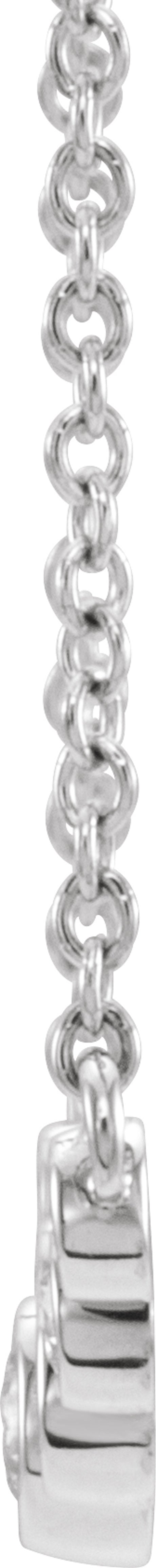 Platinum 1/5 CTW Natural Diamond 16-18" Necklace