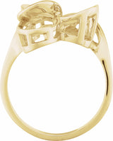 14K Yellow Freeform Ring