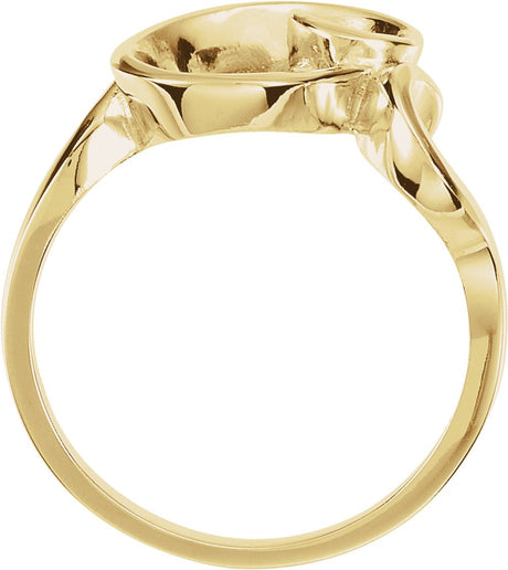 14K Yellow Freeform Ring