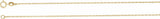 10K Yellow Gold 1 mm Rope 18" Chain
