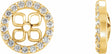 14K Yellow Gold 6 mm ID 1/6 CTW Lab-Grown Diamond Earring Jackets