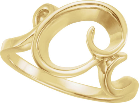 14K Yellow Freeform Ring