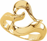 14K Yellow Freeform Ring