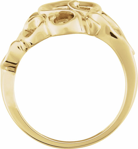 14K Yellow Freeform Ring