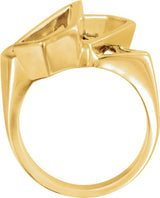 14K Yellow Freeform Ring