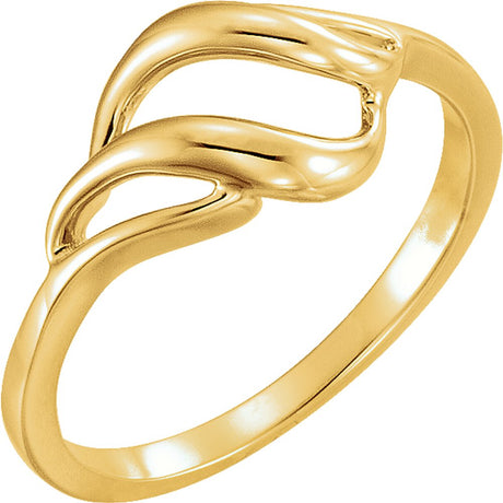 14K Yellow Freeform Ring