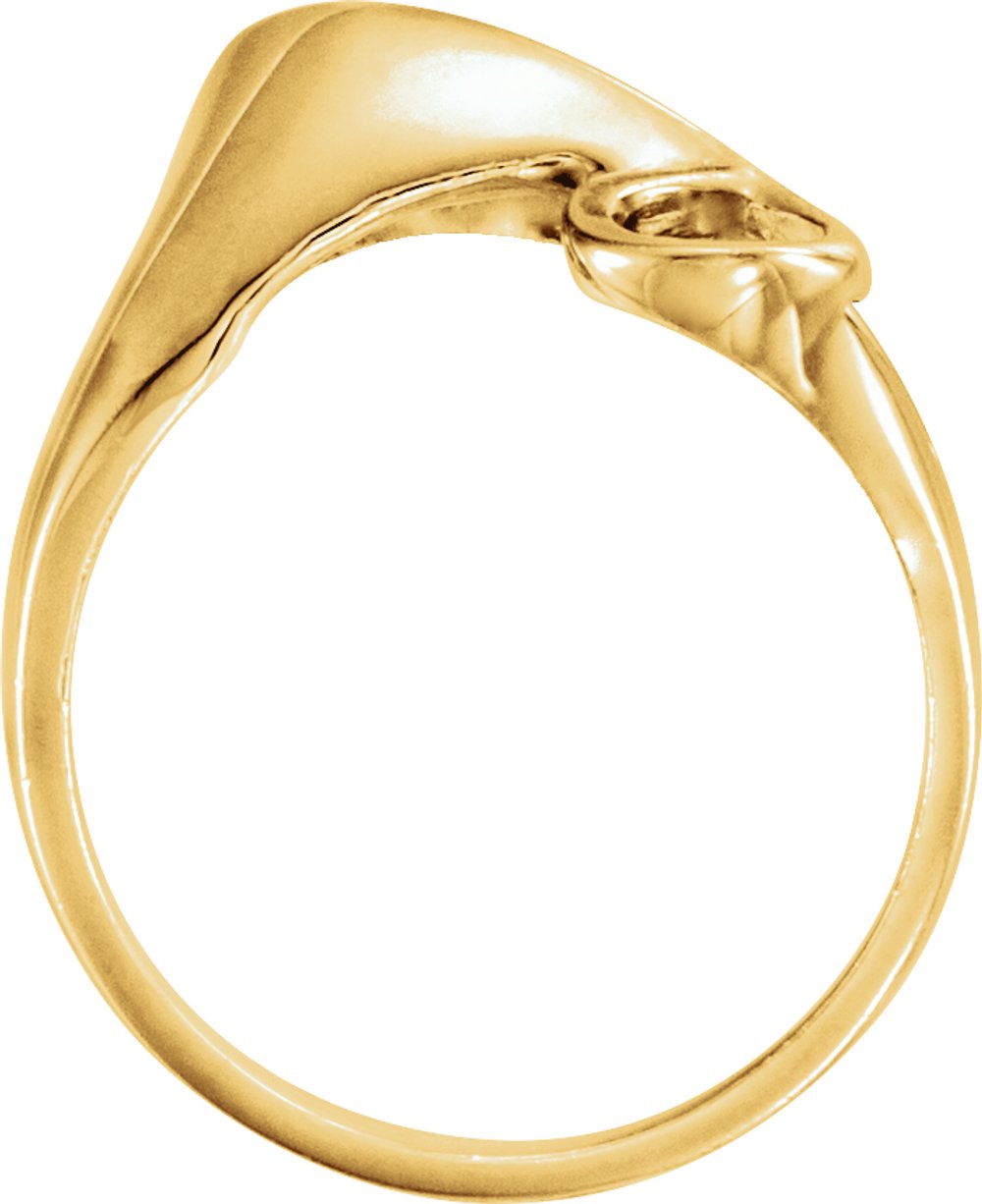 14K Yellow Freeform Ring