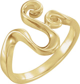 14K Yellow Freeform Ring