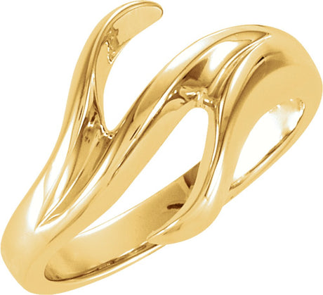 14K Yellow Freeform Ring