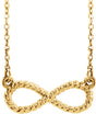 14K Yellow Rope Infinity-Inspired 18" Necklace