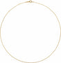 14K Yellow Gold-Filled 1 mm Adjustable Cable 6 1/2-7 1/2" Chain