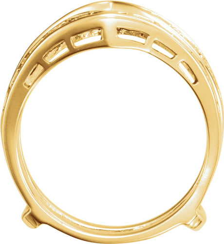 14K Yellow Ring Guard