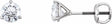 14K White Gold 3/4 CTW Natural Diamond Earrings