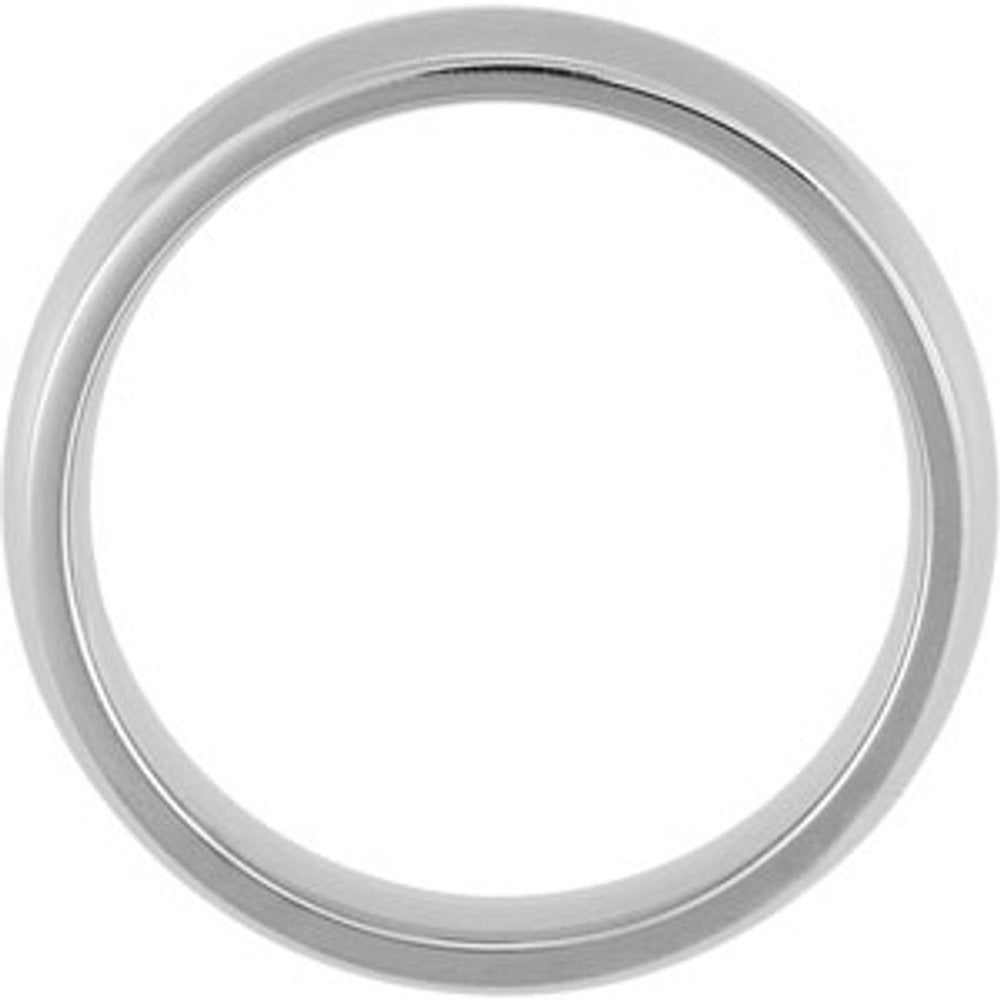 Titanium 6 mm Domed Band