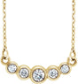 14K Yellow Gold 1/6 CTW Natural Diamond 16-18" Necklace