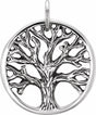 Sterling Silver Tree of Life Charm  