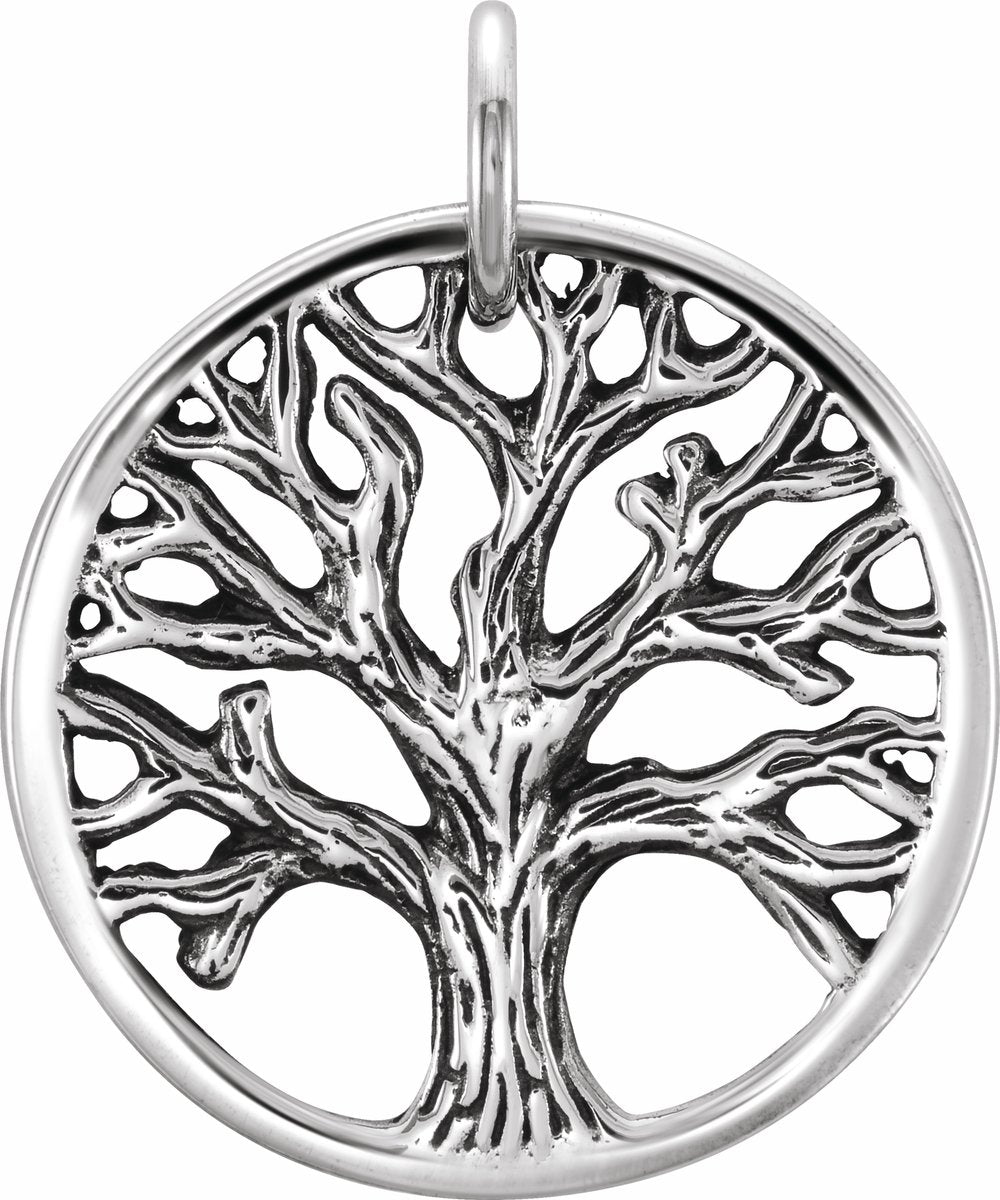 Sterling Silver Tree of Life Charm  