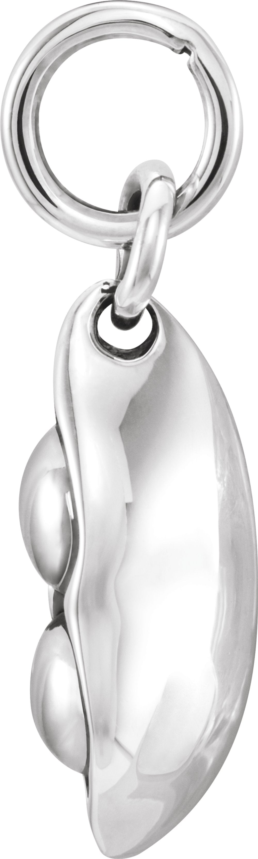 Sterling Silver Two Peas in a Pod Charm