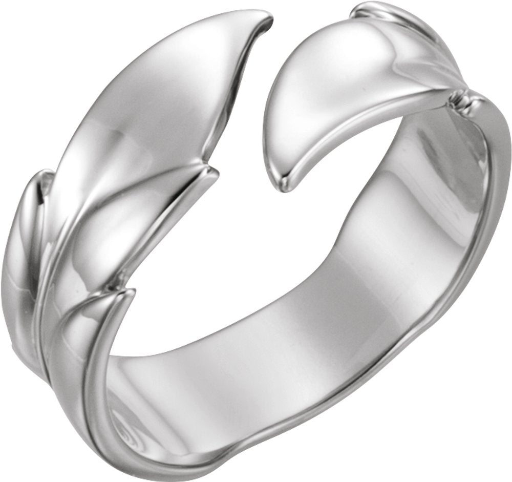 Sterling Silver Leaf Ring