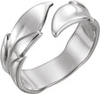 Sterling Silver Leaf Ring