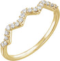 14K Yellow Gold 1/5 CTW Natural Diamond Stackable Ring