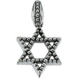 Sterling Silver 20.75x18 mm Star of David Pendant