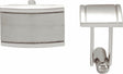 Stainless Steel Engravable Rectangle Cuff Links