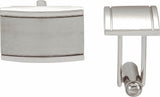 Stainless Steel Engravable Rectangle Cuff Links