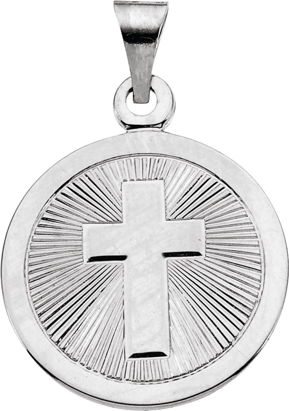 Sterling Silver 19 mm Confirmation Medal