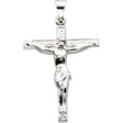 Sterling Silver 24.5x19.2 mm Crucifix Pendant  