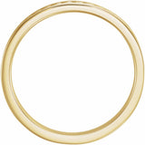 14K Yellow Stackable Bead Ring