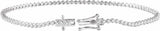 14K White Gold 9/10 CTW Natural Diamond 7" Line Bracelet  
