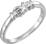 Sterling Silver Holy Spirit Chastity Ring Size 8