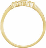 14K Yellow Holy Spirit Chastity Ring Size 8