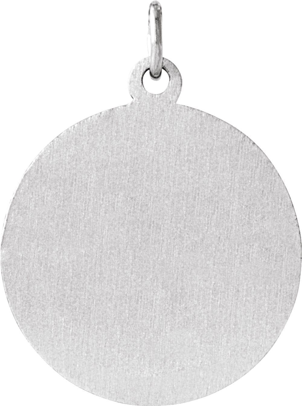 Sterling Silver 15 mm Round St. Matthew Medal