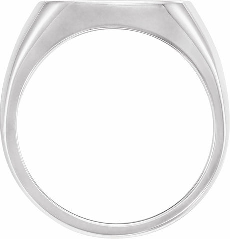 Sterling Silver Square Signet Ring