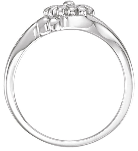 Sterling Silver Love Waits Chastity Ring
